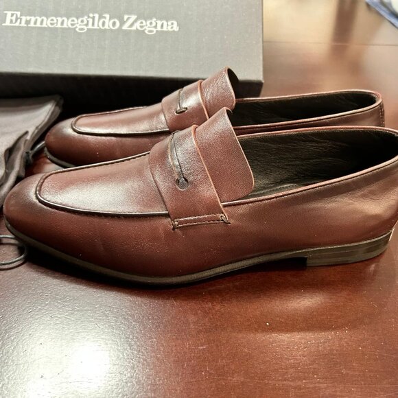 Zegna L'Asola Suede Loafers - Picture 2 of 11